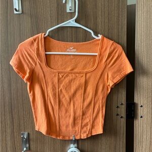 Hollister Women's Orange Top